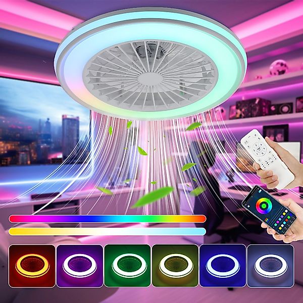 oyajia Deckenleuchte Music RGB LED Deckenleuchte günstig online kaufen