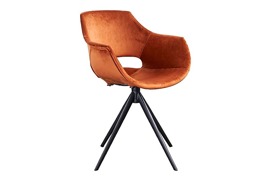 KAWOLA Esszimmerstuhl ZAJA Samt Drehstuhl - Bequem - Moderner Polsterstuhl günstig online kaufen