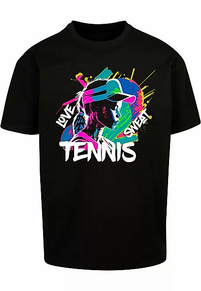 Merchcode T-Shirt "Merchcode Herren Tennis Love, Sweat - Heavy Oversize Tee günstig online kaufen