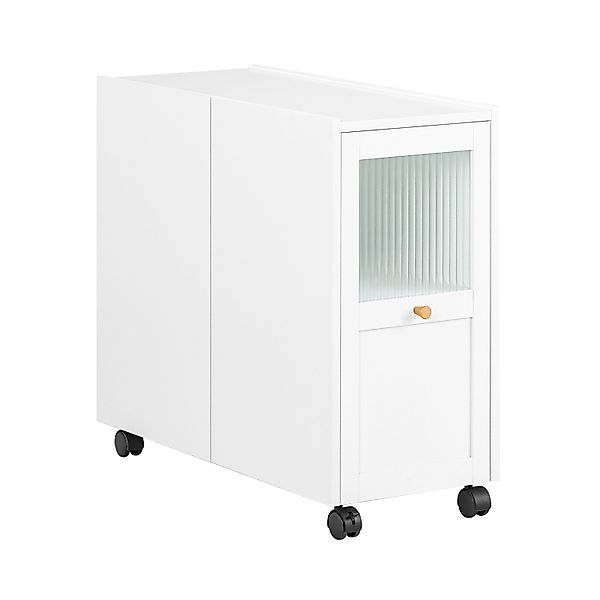 SoBuy Beistelltisch mit Schublade Couchtisch mit Rollen Aktenschrank FBT150 günstig online kaufen
