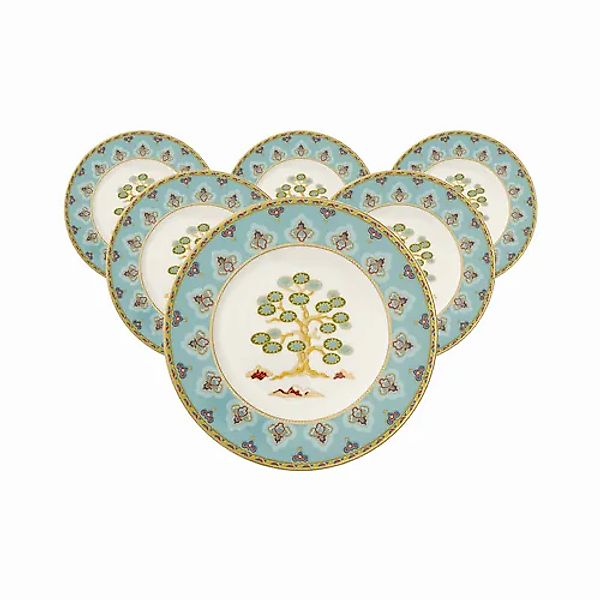 Villeroy & Boch Brotteller »Brotteller Samarkand Aquamarin ø 16,4 cm 6er Se günstig online kaufen