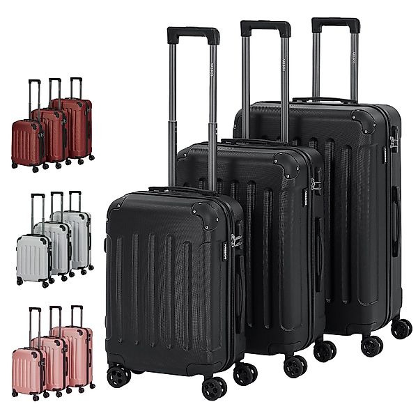 Arebos Kofferset Reisekoffer 4er Set Hartschalen günstig online kaufen