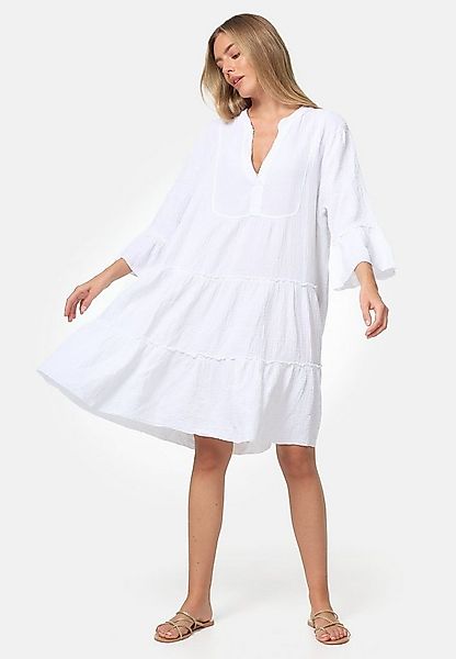 Rayshyne Sommerkleid PM39 (Leichtes Sommer Minikleid aus Musselin mit Rüsch günstig online kaufen