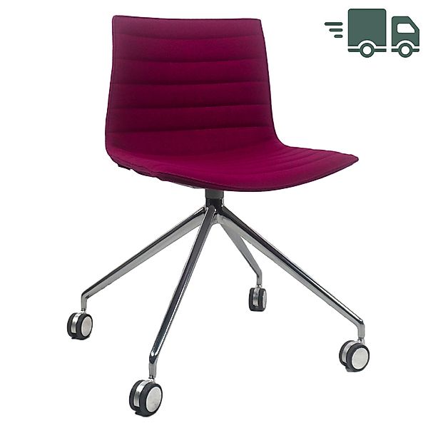 ABVERKAUF: Arper CATIFA 46 0376 Stuhl gepolstert | Bezug Divina lila | Ster günstig online kaufen