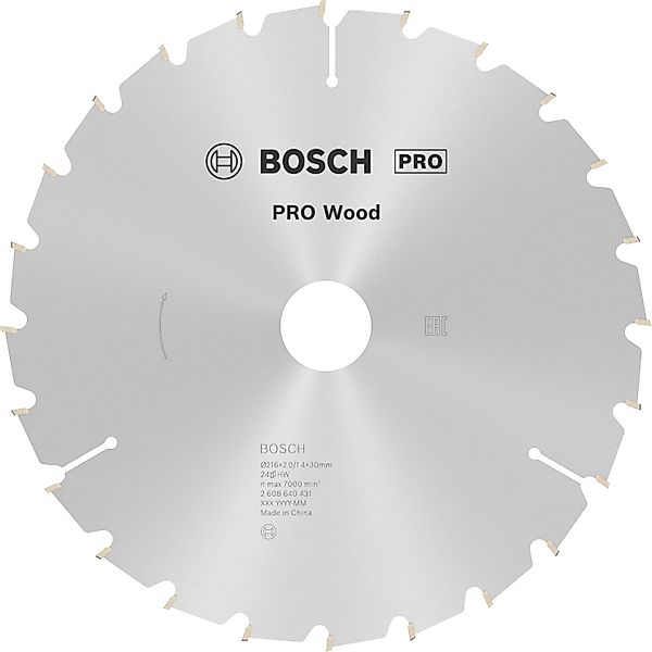 Bosch Kreissägeblatt Optiline Wood für Kapp- und Gehrungssägen Ø 216 mm günstig online kaufen