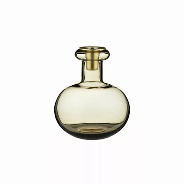 Kerzenleuchter Butticula glas braun / Ø 12,5 x H 14,5 cm - Marimekko - Brau günstig online kaufen