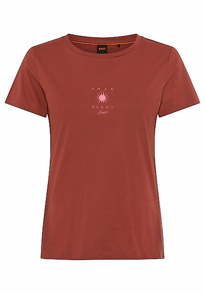 BOSS ORANGE T-Shirt "Elove Premium Damenmode" im Slim Fit, bestickt günstig online kaufen