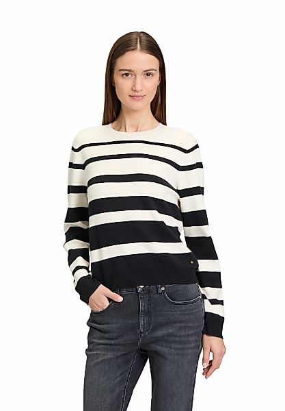 Betty&Co Strickpullover "Betty & Co Damen Strickpullover mit Streifen", (1 günstig online kaufen