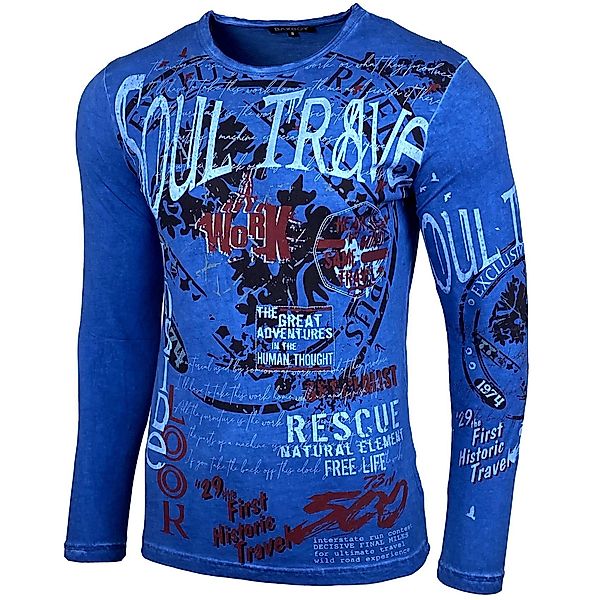 Baxboy Longshirt Herren Longsleeve T-Shirt Moderner günstig online kaufen