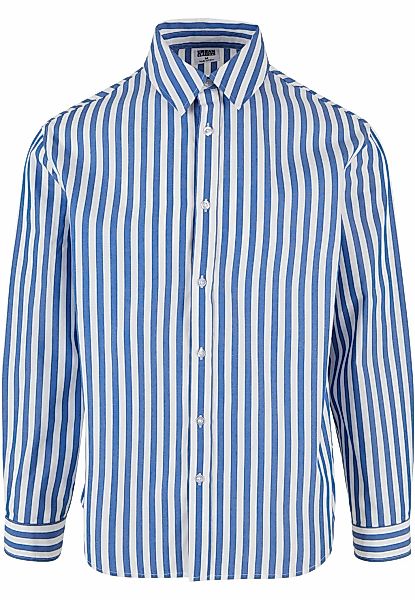 URBAN CLASSICS Langarmhemd "Urban Classics Herren Striped Summer Shirt", 1 günstig online kaufen