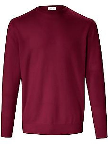 Pullover aus 100% Premium-Kaschmir Peter Hahn rot günstig online kaufen