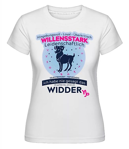 Sternzeichen Widder · Shirtinator Frauen T-Shirt günstig online kaufen