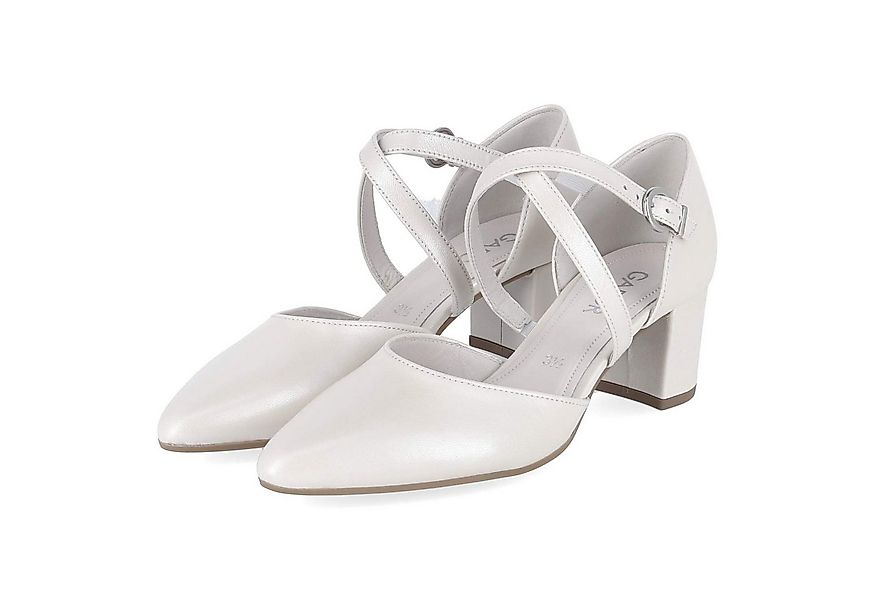 Gabor Gabor 81.343.60 Damen Glattleder weiss Keilpumps günstig online kaufen