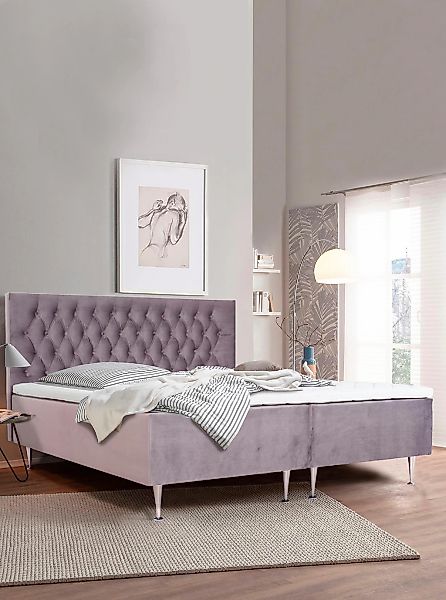 Home affaire Boxspringbett "Exclusive" inkl. Topper, 3 Breiten, 3 Härtegrad günstig online kaufen