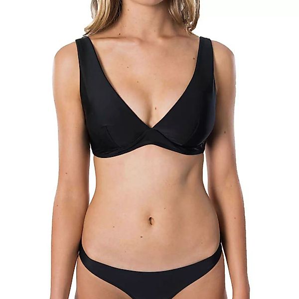 Rip Curl Classic Surf Eco D-dd Plunge Bikini Oberteil 2XS Black günstig online kaufen