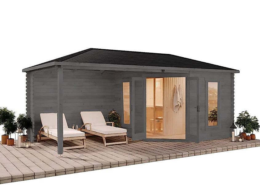 Alpholz Gartenhaus Holz 5-Eck Liwa, BxT: günstig online kaufen