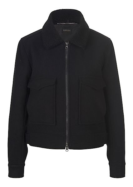 MADELEINE Outdoorjacke Kurzjacke mit abnehmbarem Webpelzkragen günstig online kaufen