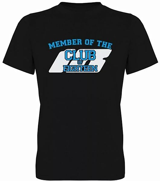 G-graphics T-Shirt 18 – Member of the Club of Eighteen Herren T-Shirt, mit günstig online kaufen