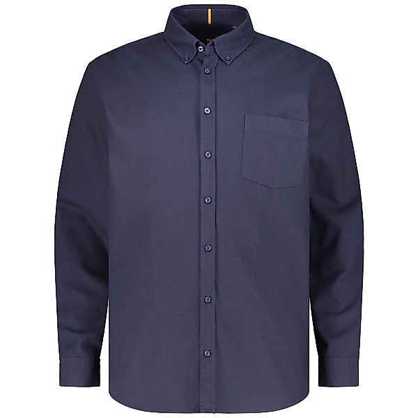 BOSS Freizeithemd aus Baumwolle Farbe dunkelblau Größe: 6XL günstig online kaufen