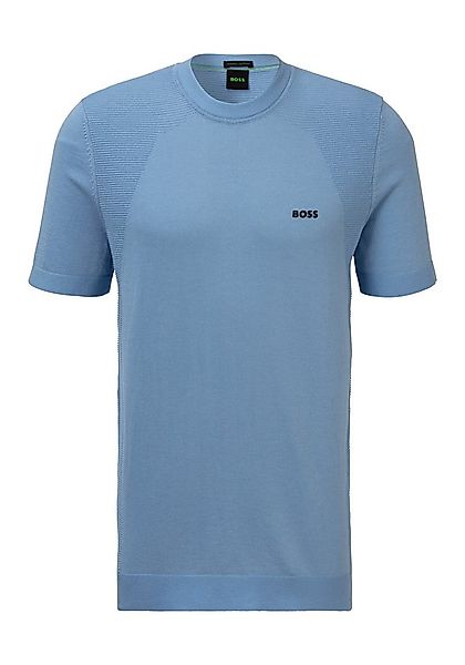 BOSS GREEN Rundhalspullover Momentum Lite T24 mit Strukturmix günstig online kaufen