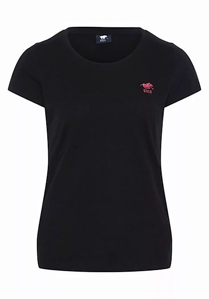 Polo Sylt T-Shirt mit Logo-Akzent (1, 1-tlg) günstig online kaufen