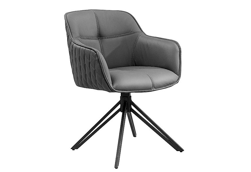 riess-ambiente Polsterstuhl EUPHORIA grau / schwarz (Einzelartikel, 1 St), günstig online kaufen