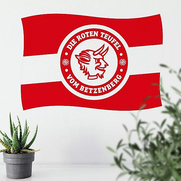 Wall-Art Wandtattoo "1.FC Kaiserslautern Fahne", (1 St.) günstig online kaufen