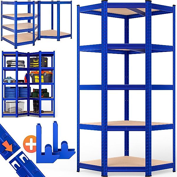 monzana Schwerlastregal, Eckregal 180x70x40cm 875 kg günstig online kaufen