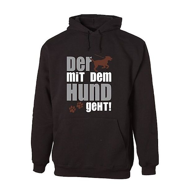 G-graphics Hoodie Der mit dem Hund geht mit trendigem Frontprint mit Spruch günstig online kaufen