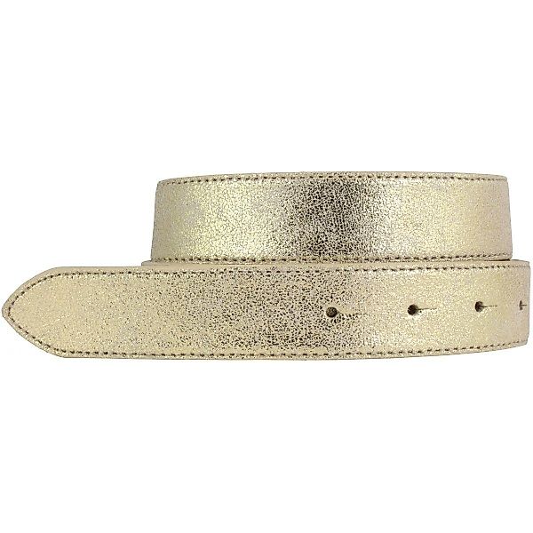 BELTINGER Ledergürtel Hochwertiger Gürtel Metall-Optik Echt günstig online kaufen