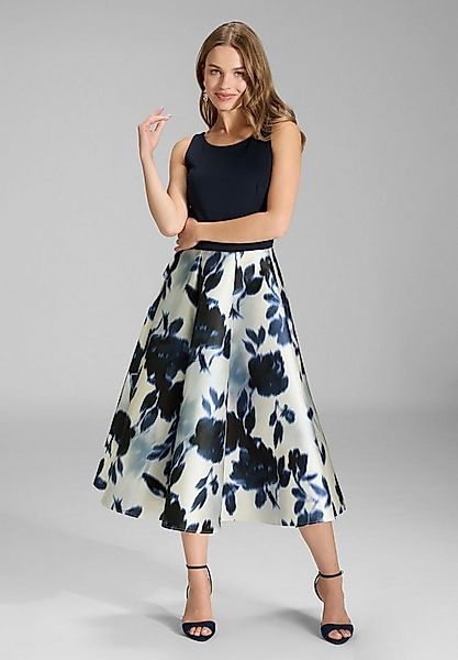 SWING Cocktailkleid Taillierter Schnitt mit ausgestelltem Rockteil günstig online kaufen