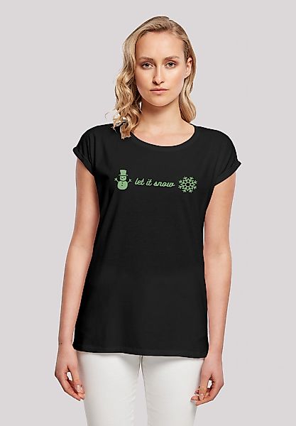 F4NT4STIC T-Shirt "Let It Snow Weihnachten", Print günstig online kaufen