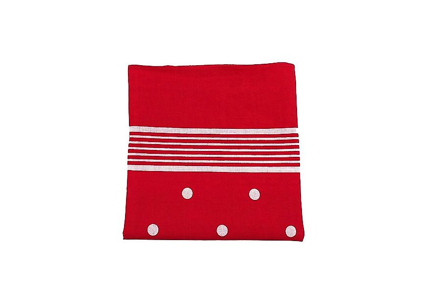 Outbacker Nickituch Großes Polkadot Halstuch in rot mit Punkten- Bandana in günstig online kaufen