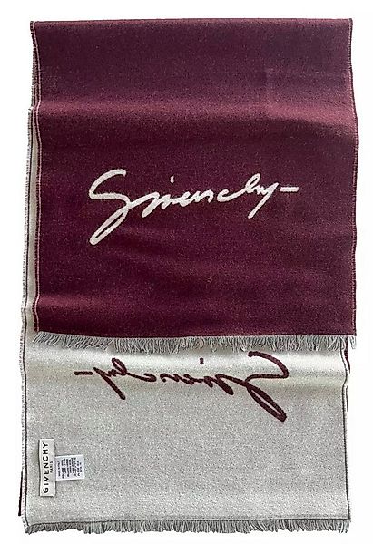 GIVENCHY Strickschal Schal Signature Logo Unisex Bi Color, Die zweifarbige günstig online kaufen