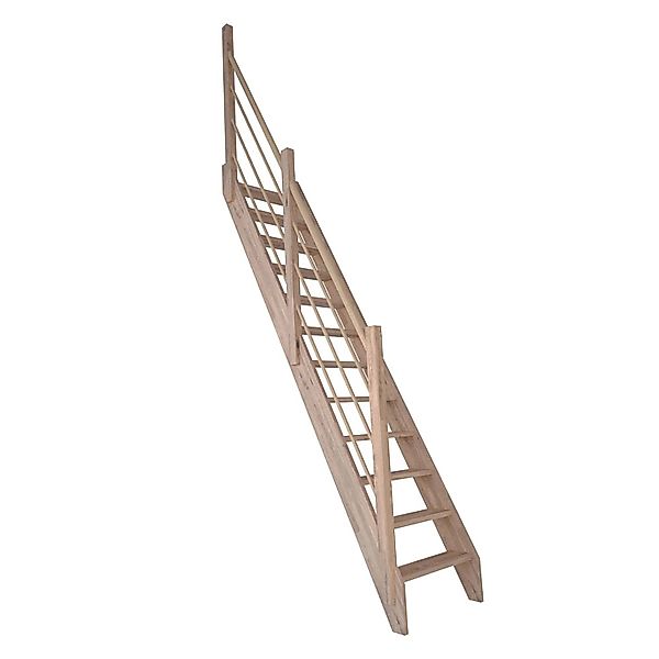 StarWood Treppe Eiche 3000 Holz-Design-Geländer Links FSC® günstig online kaufen