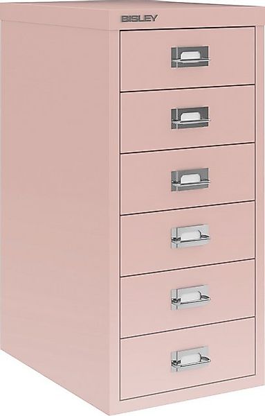 Bisley Aktenschrank MultiDrawer Schubladenschrank in Pastellpink - Maße: H günstig online kaufen