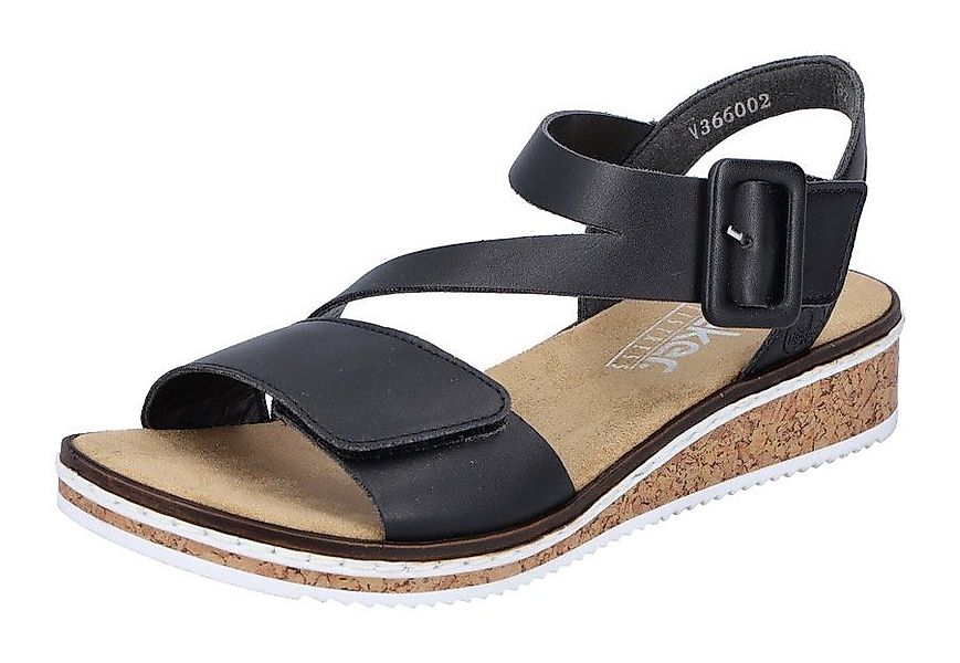 Rieker Riemchensandale Sommerschuh, Sandalette, Keilabsatz, mit asymmetrisc günstig online kaufen