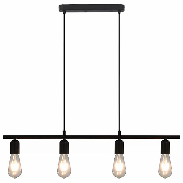 Deckenleuchte Mit Glühlampen 2 W Schwarz 80 Cm E27 günstig online kaufen