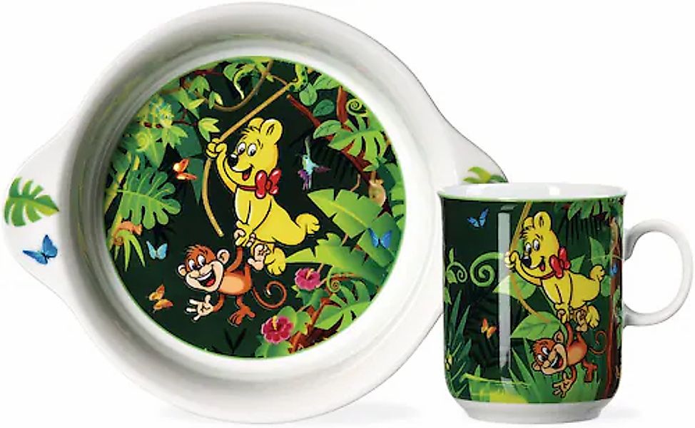 Ritzenhoff & Breker Kindergeschirr-Set »HARIBO Jungle, 2-teilig«, (Set, 2 t günstig online kaufen