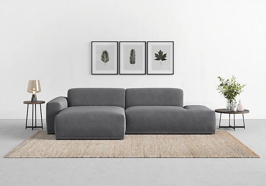 TRENDMANUFAKTUR Ecksofa "Braga, mit hochwertigem Kaltschaum, L-Form, in Cor günstig online kaufen