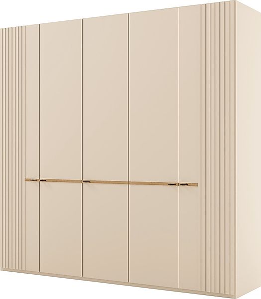 Musterring Drehtürenschrank "Isabelle" Lamellen in Korpusfarbe, Griffe in s günstig online kaufen