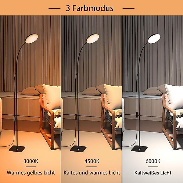 LMaxhome LED Stehlampe mit fernberdienung Dimmbar günstig online kaufen