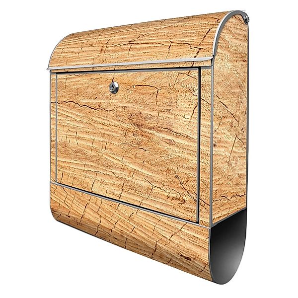 Banjado Design Briefkasten Silber Pulverbeschichtet 39x47x14cm 2 Schlüssel günstig online kaufen