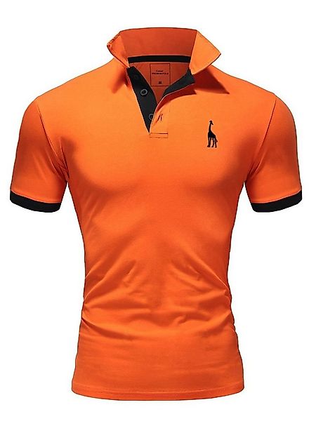 REPUBLIX Poloshirt JOSEPH Herren Basic Kurzarm Kontrast Polo Hemd günstig online kaufen