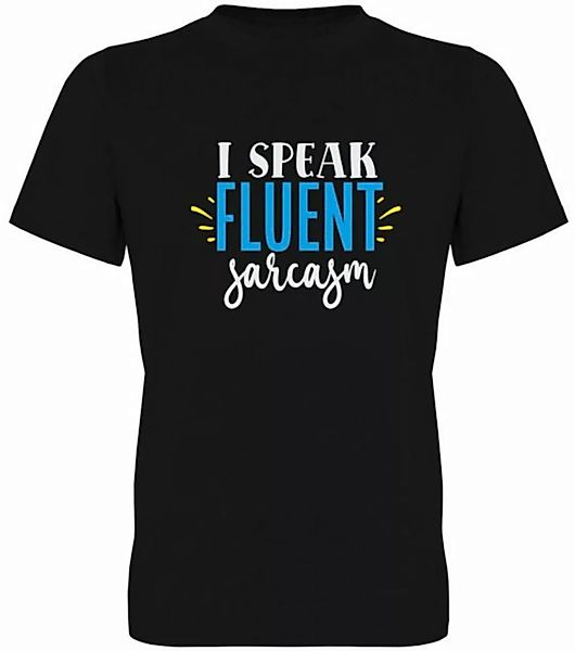 G-graphics T-Shirt I speak fluent sarcasm Herren T-Shirt, mit trendigem Fro günstig online kaufen
