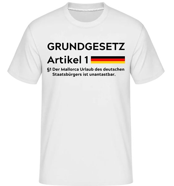 Grundgesetz Des Deutschen · Shirtinator Männer T-Shirt günstig online kaufen