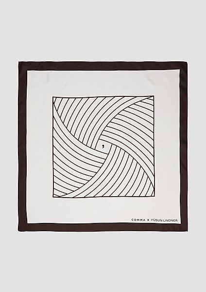 Comma Halstuch Seidentuch mit geometrischem Muster, günstig online kaufen