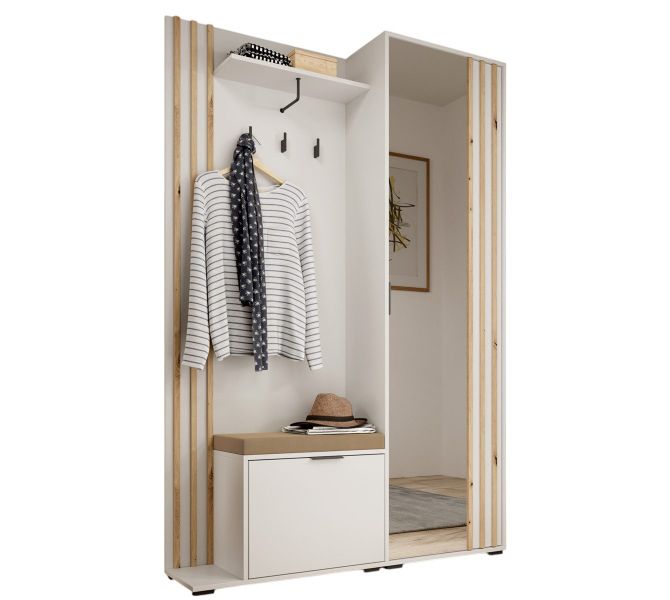 Compleo Garderoben-Set mit Spiegel, Flur Set, günstig online kaufen