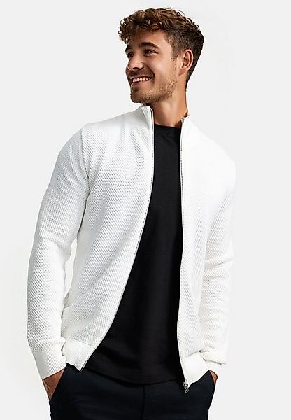 Kronstadt Sweatjacke KSErik Zip Feinstrickjacke mit Stehkragen günstig online kaufen