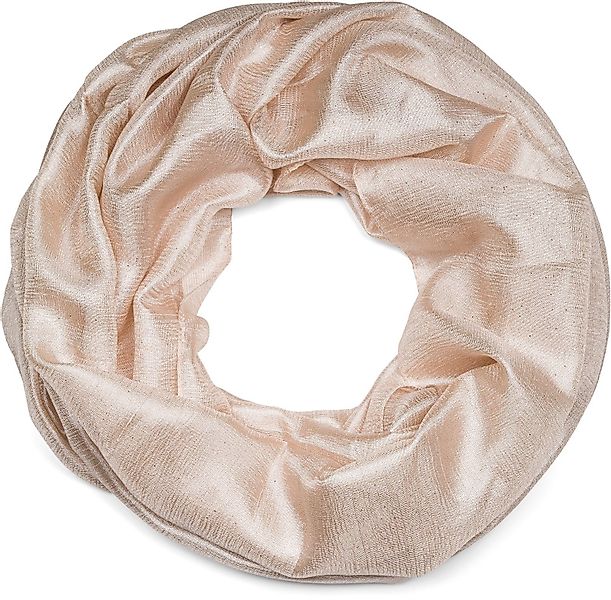 styleBREAKER Loop Seidiger Einfarbiger Loop Glitzer, günstig online kaufen